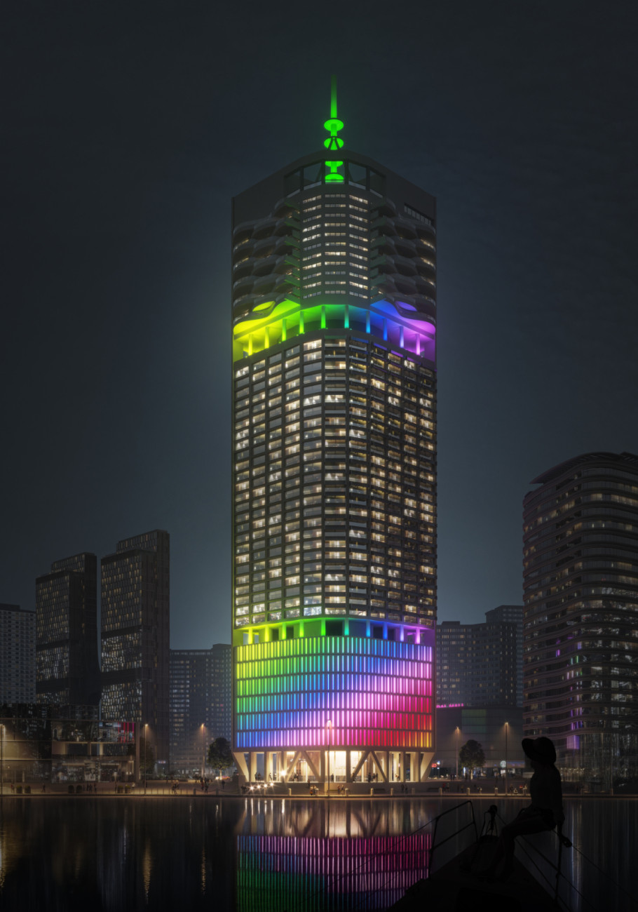 Night Tower Lighting