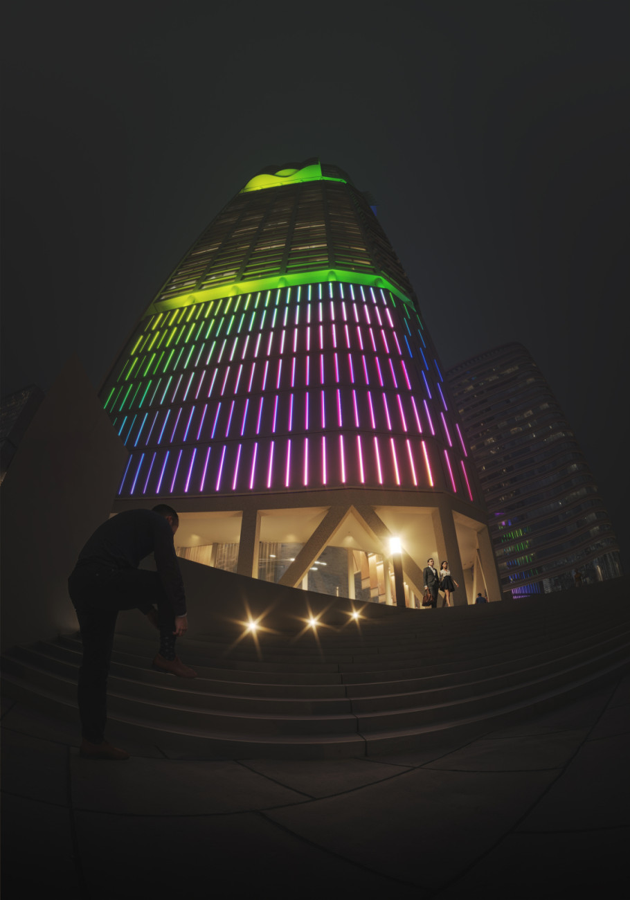 Night Tower Lighting