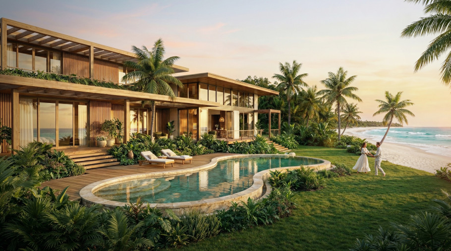 Tropical Light Pavilio