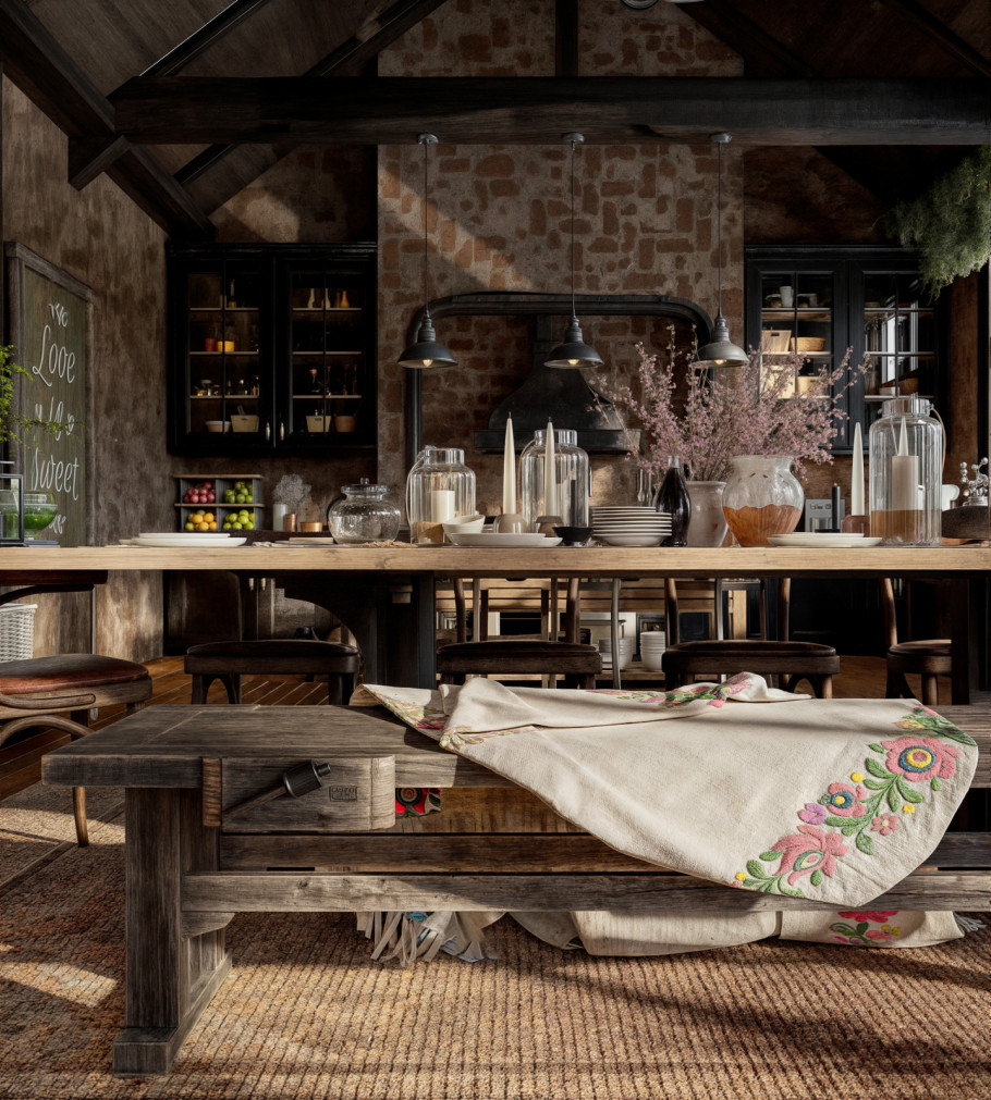 Warm Rustic Home Inter