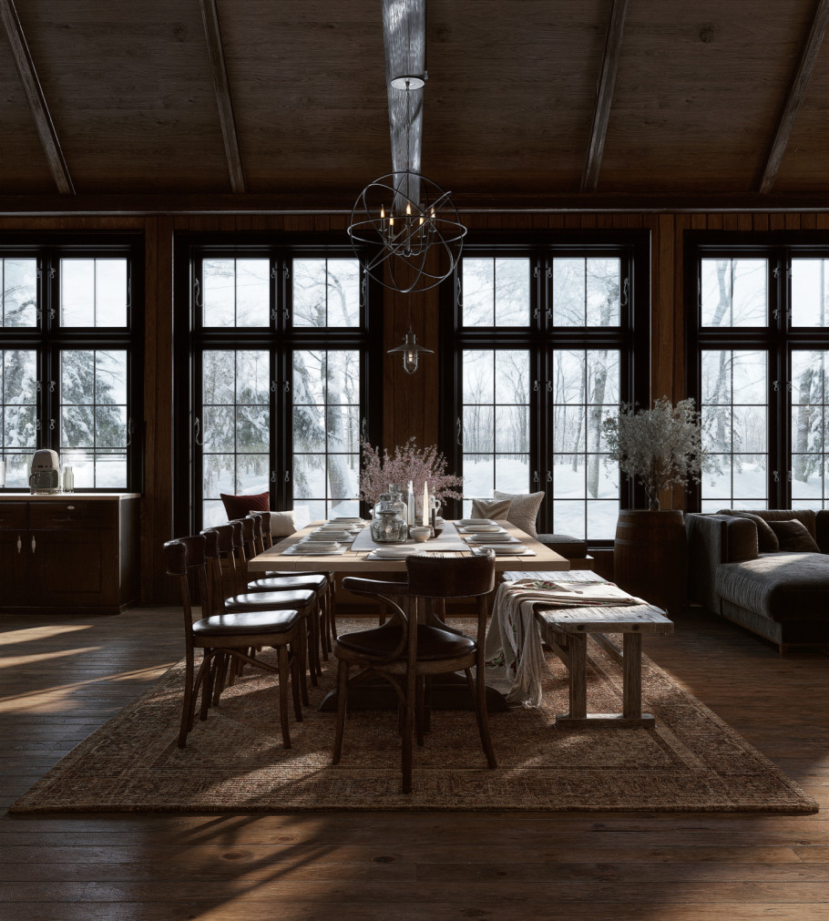 Warm Rustic Home Inter