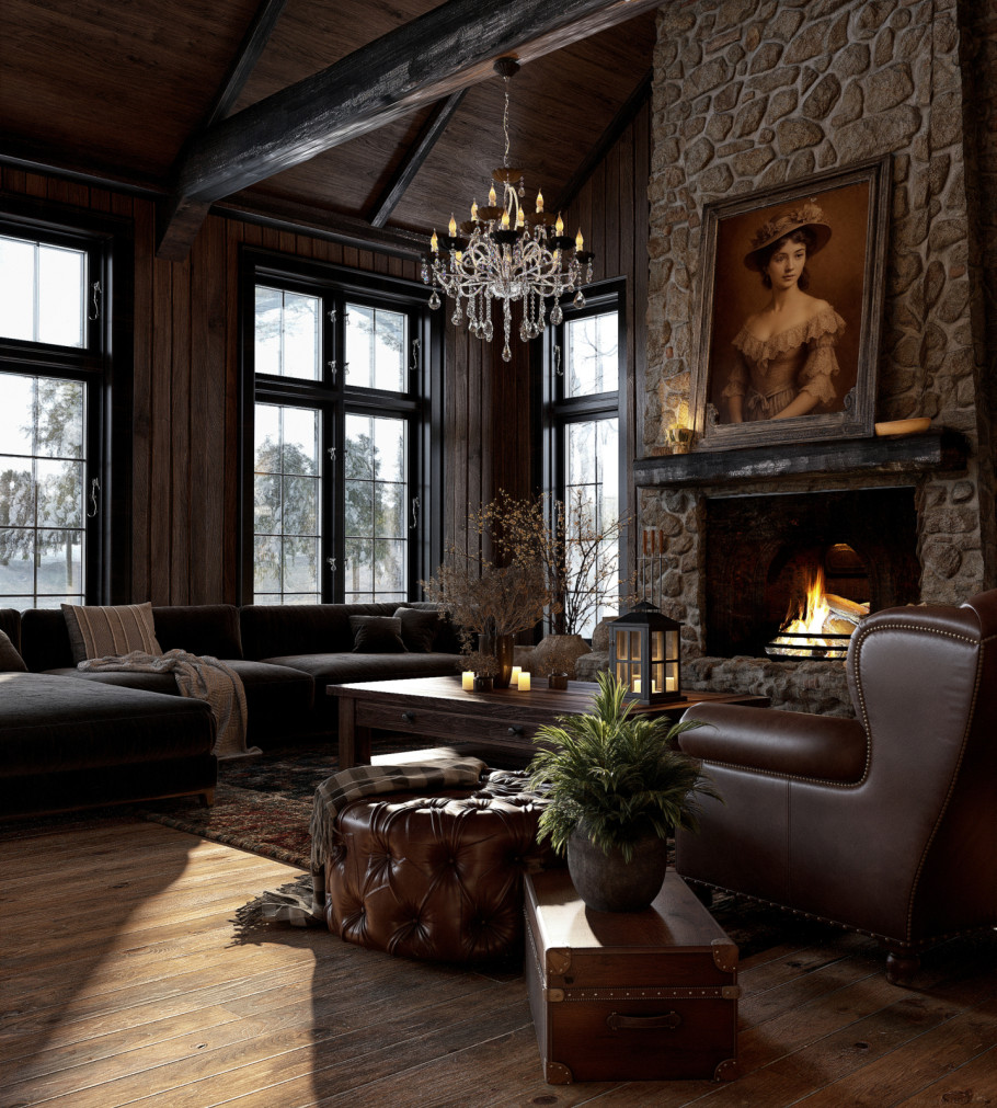 Warm Rustic Home Inter