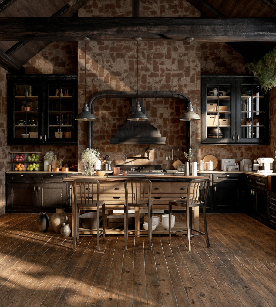 Warm Rustic Home Inter