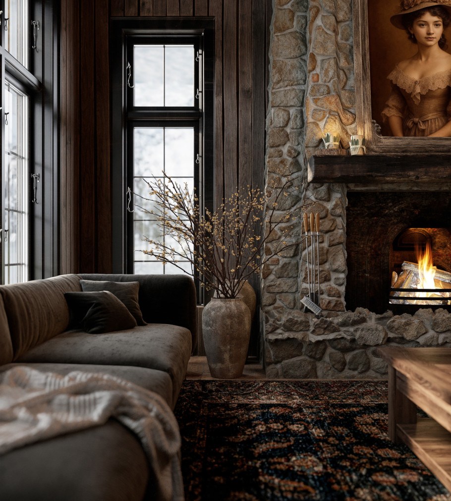 Warm Rustic Home Inter