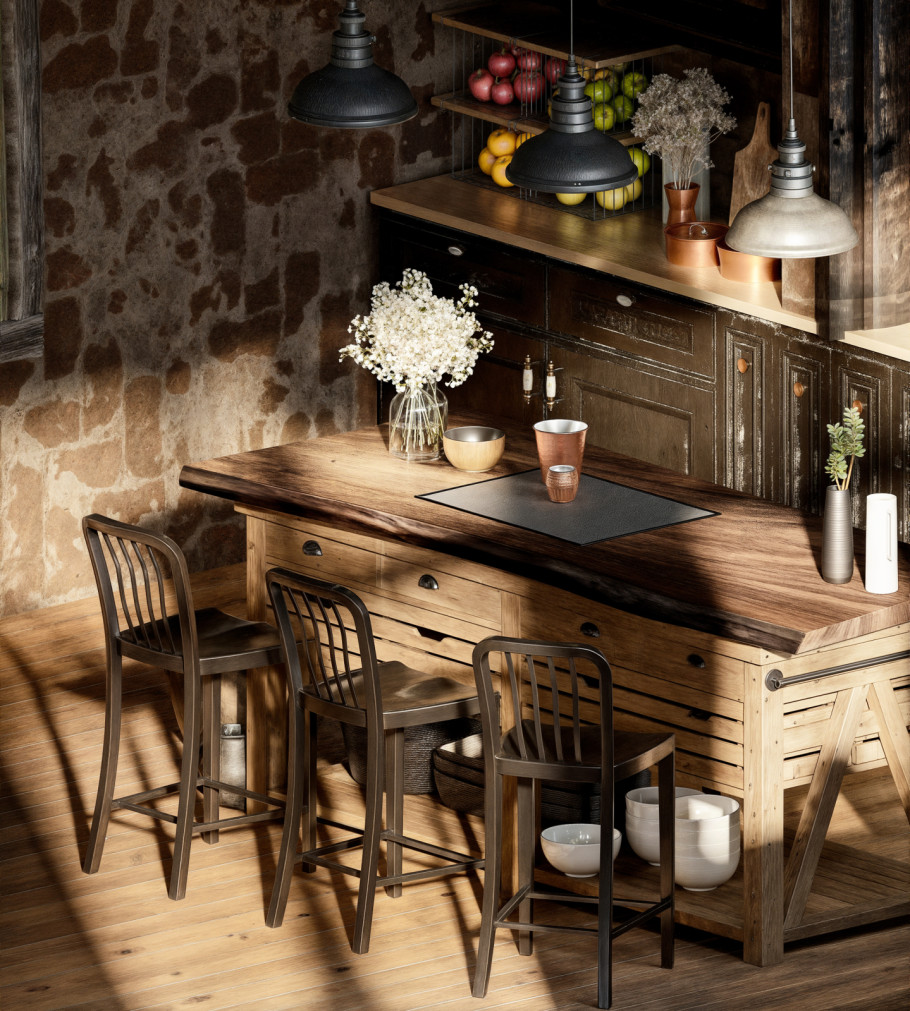 Warm Rustic Home Inter