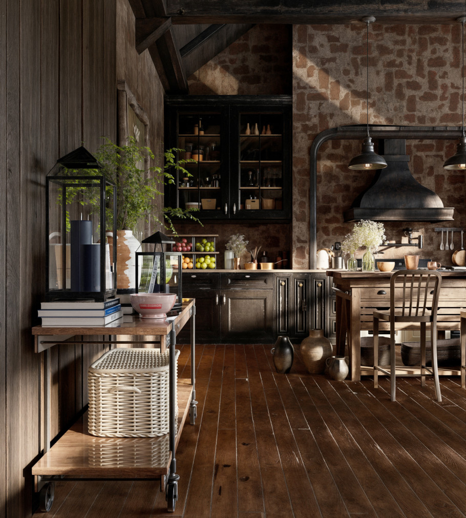 Warm Rustic Home Inter