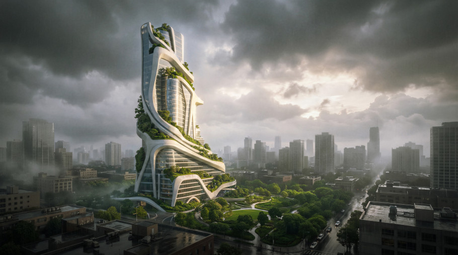 Skygarden Ribbon Tower