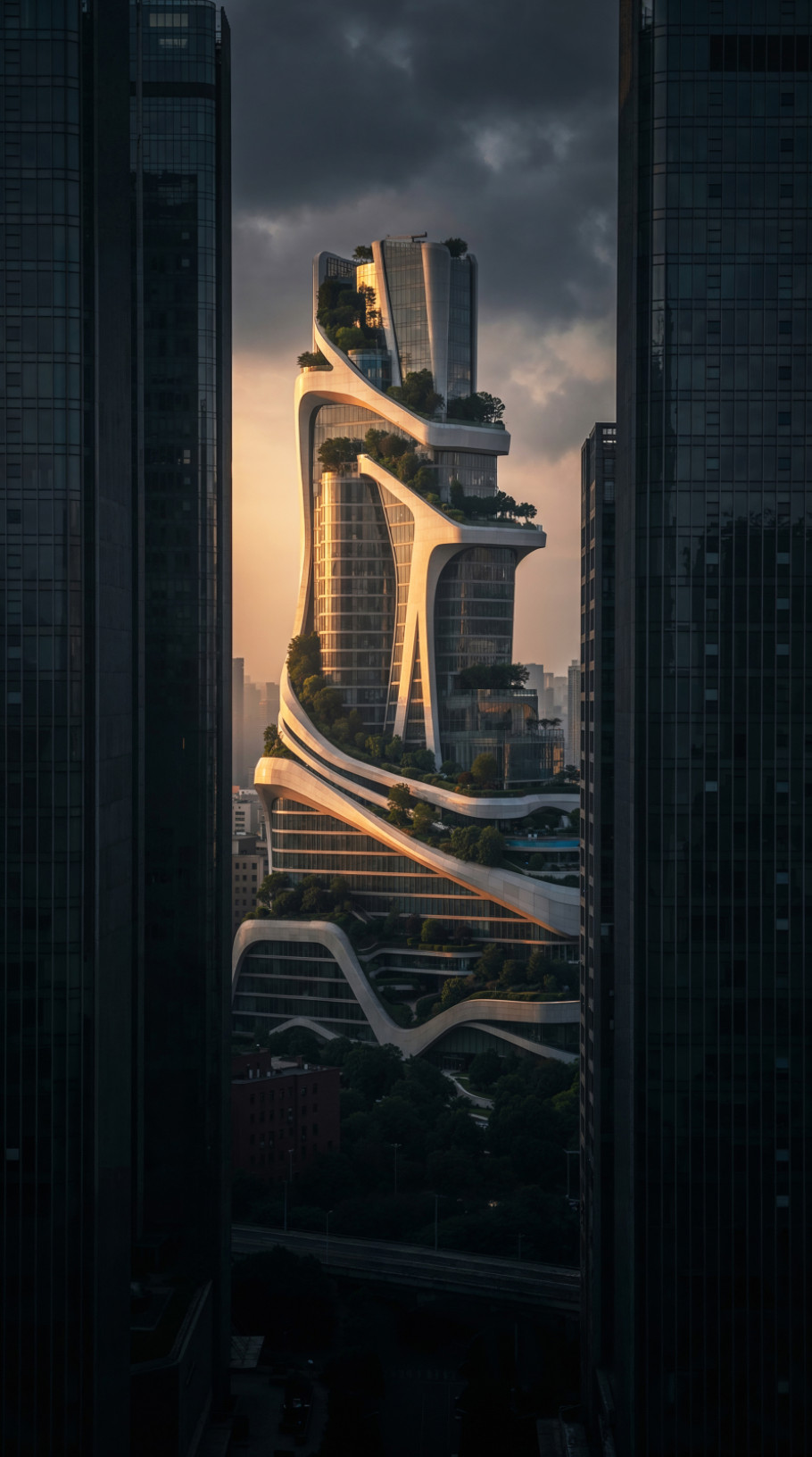 Skygarden Ribbon Tower