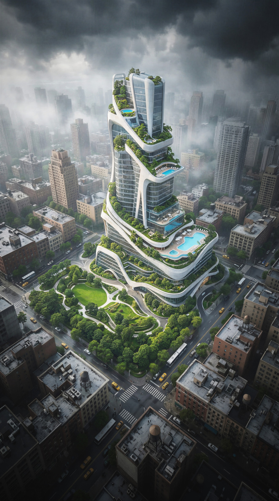 Skygarden Ribbon Tower