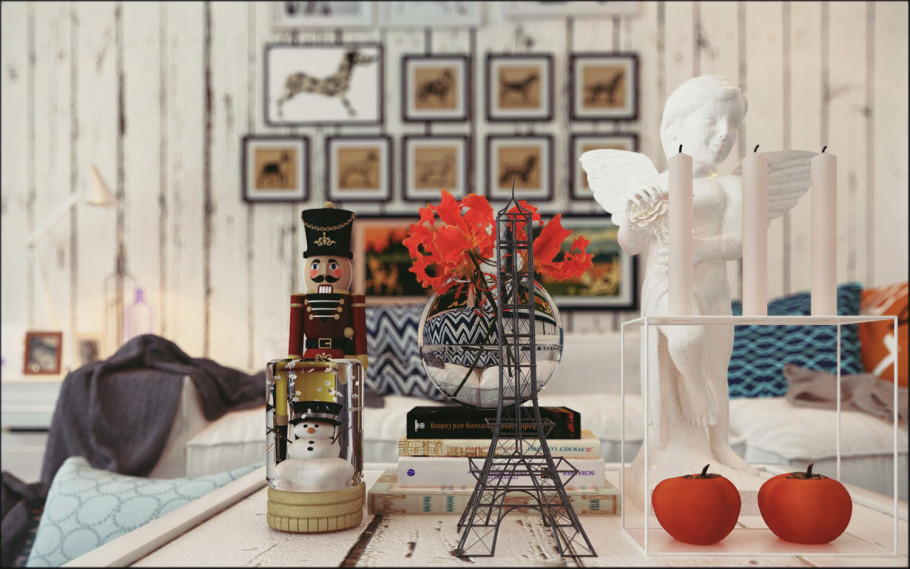 Xmas Scandinavian Interior