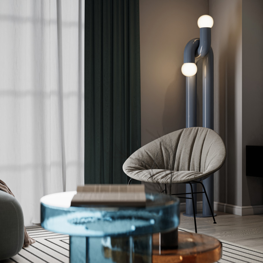 Open Living & Kitchen