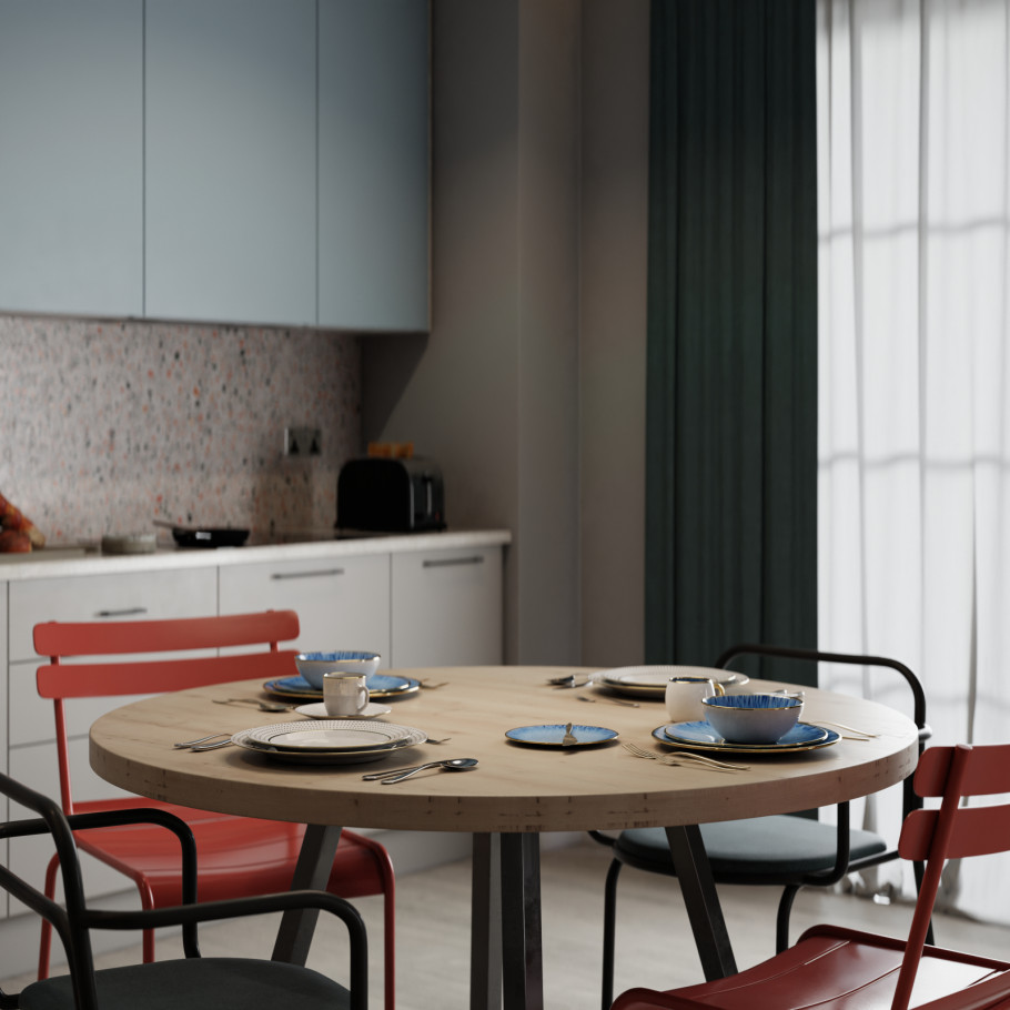 Open Living & Kitchen