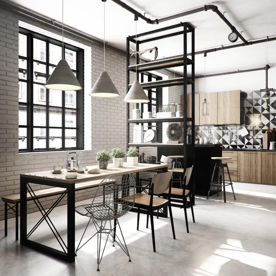 Industrial apartment