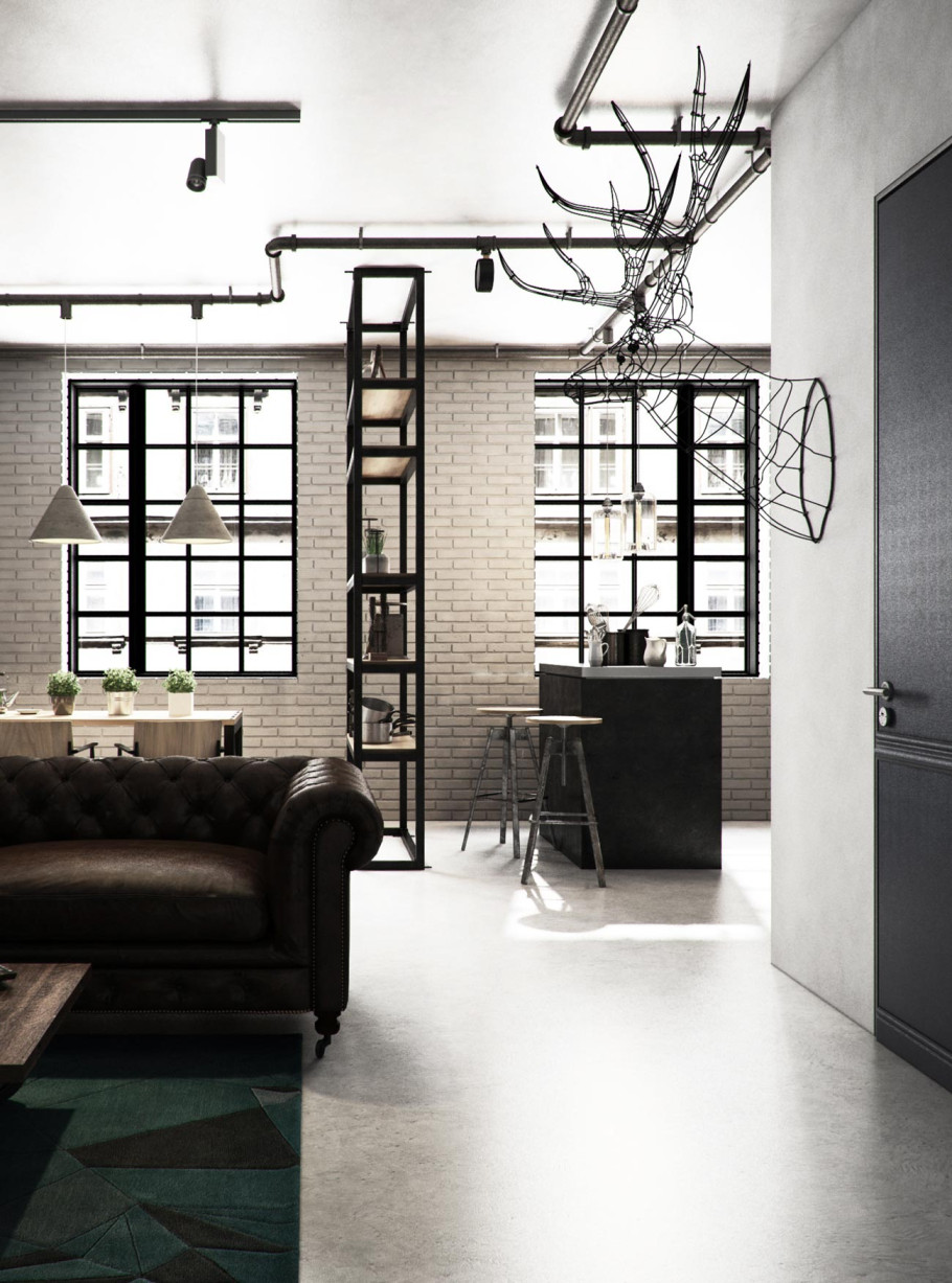 Industrial apartment