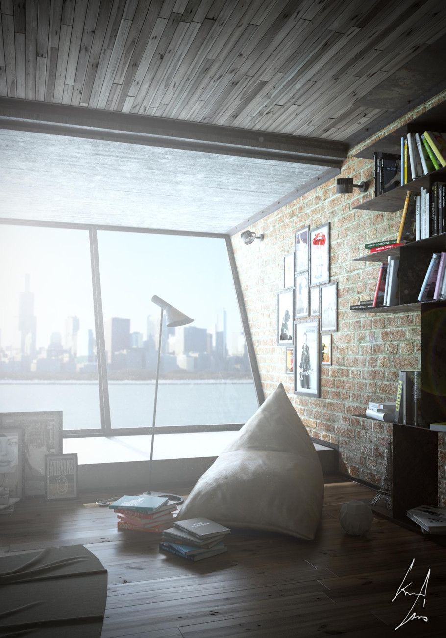 Industrial Bedroom