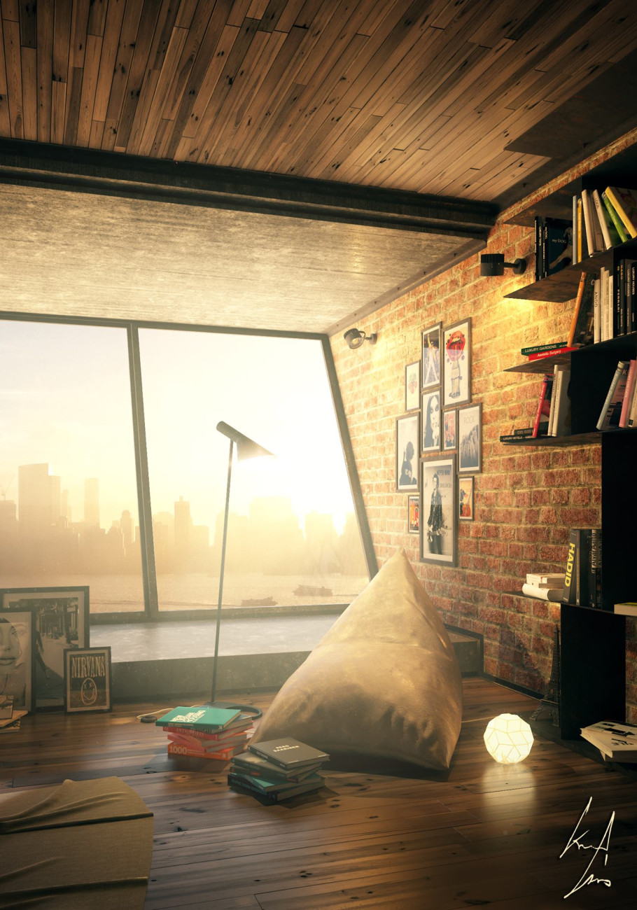 Industrial Bedroom