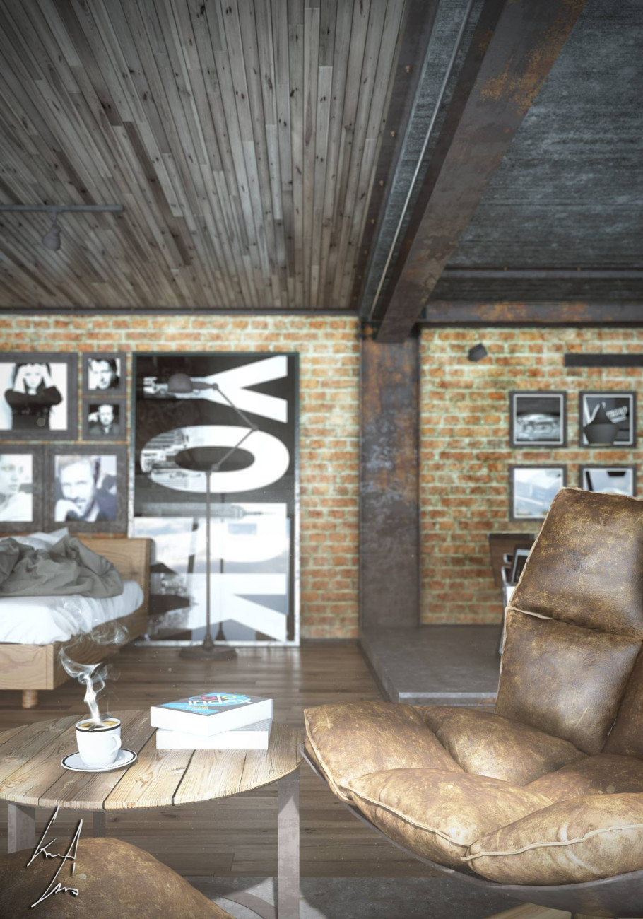 Industrial Bedroom