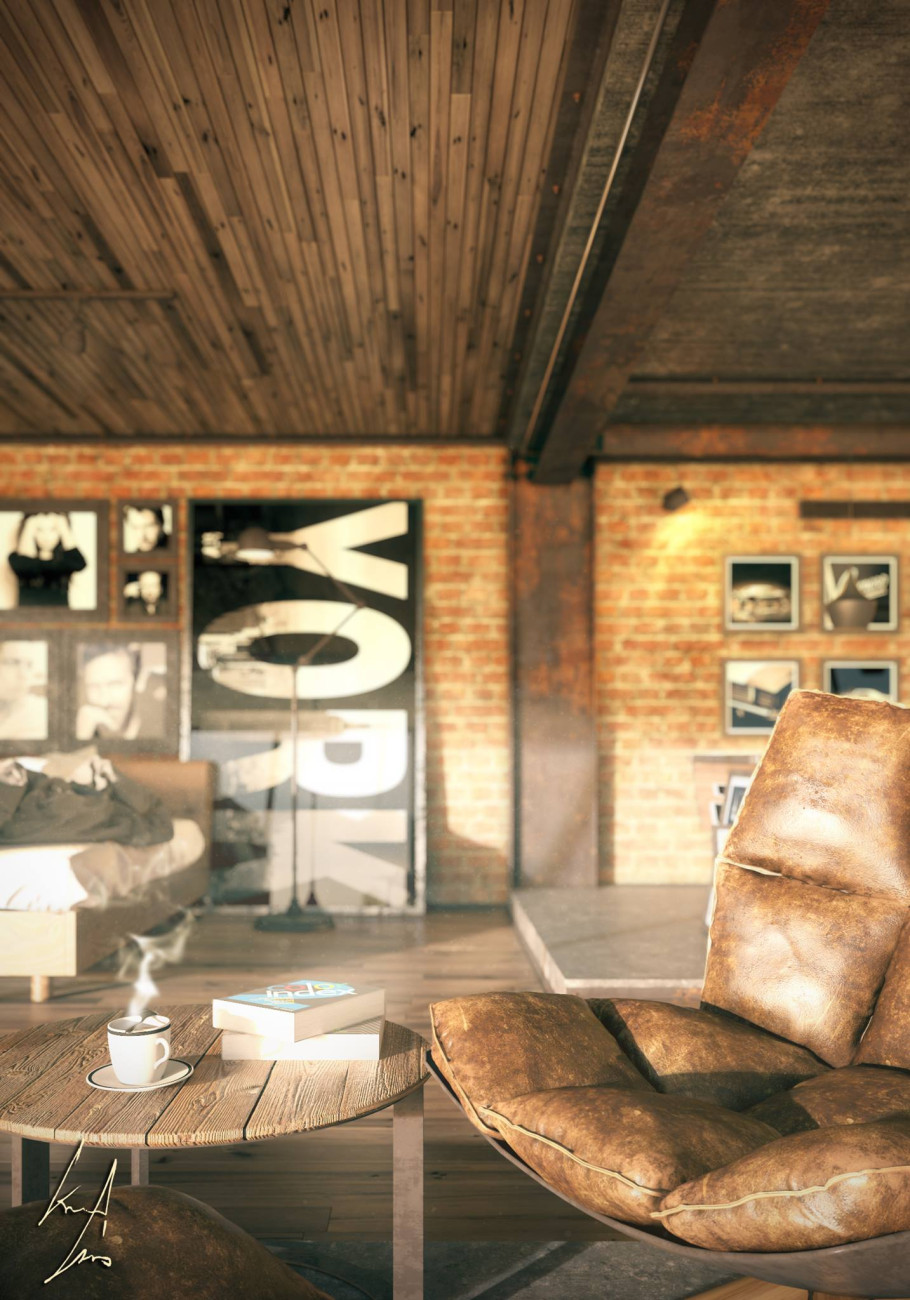 Industrial Bedroom