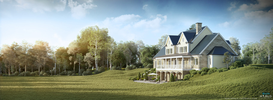 The hill villa