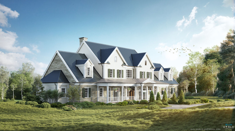 The hill villa
