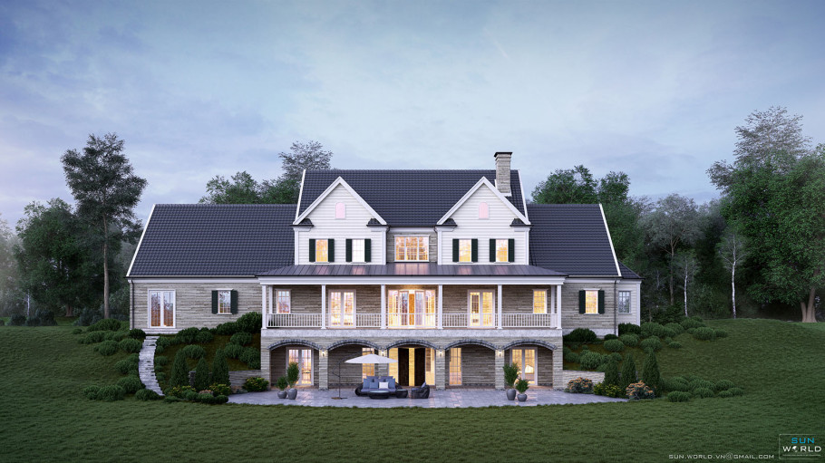 The hill villa
