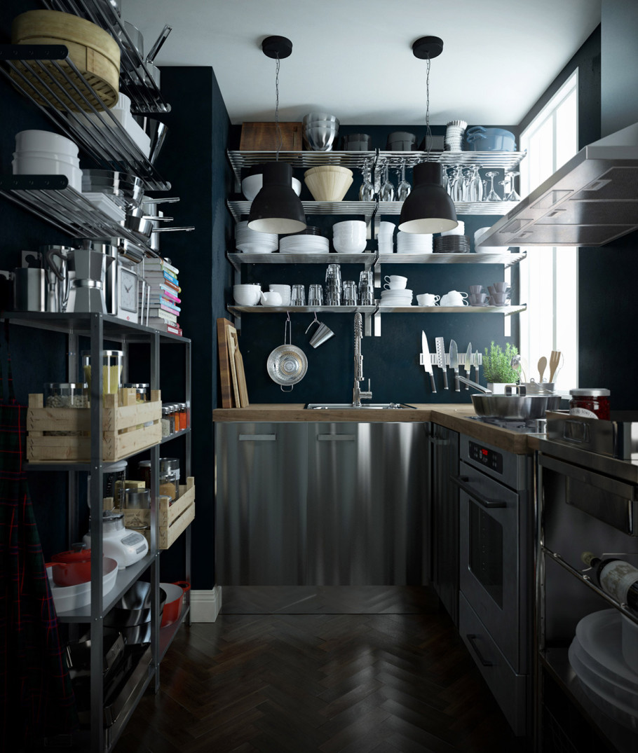 Busy Chef's Kitchen