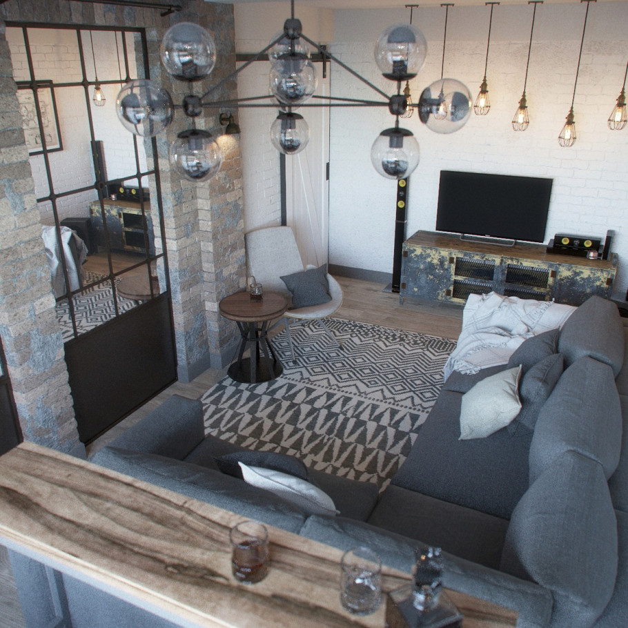 Loft in a small apartment