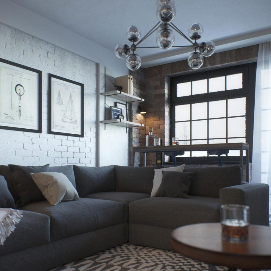 Loft in a small apartment