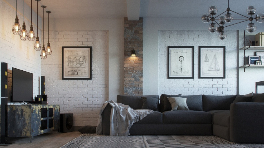 Loft in a small apartment
