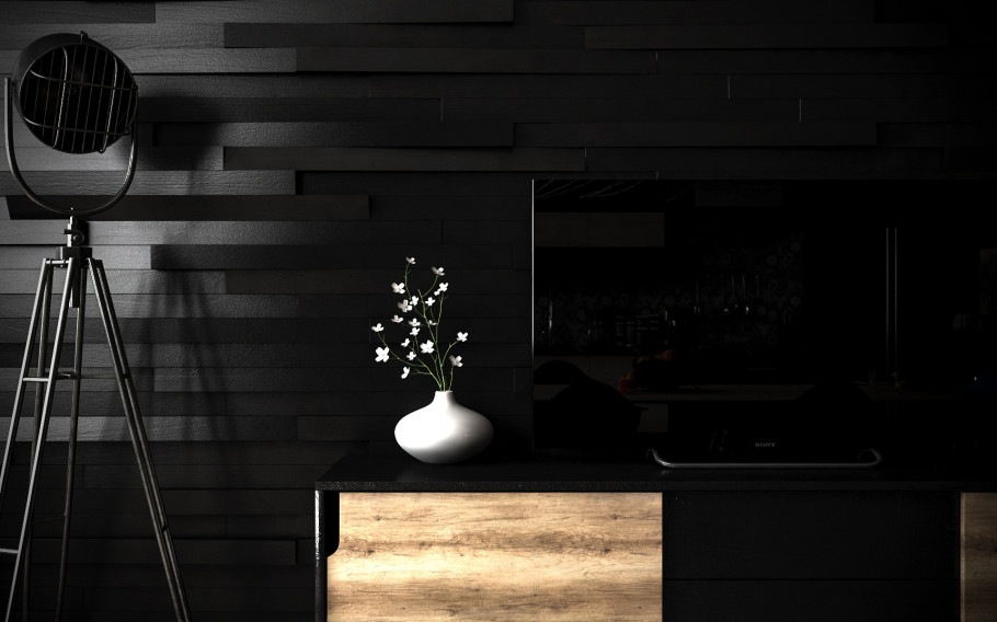 Black Urban Interior