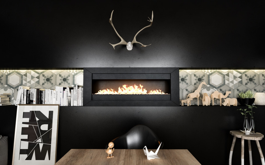 Black Urban Interior