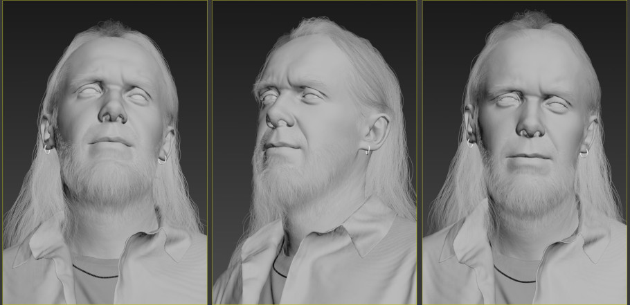 Man With Long Hair