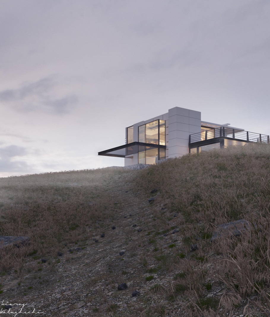 Overcast On Hills