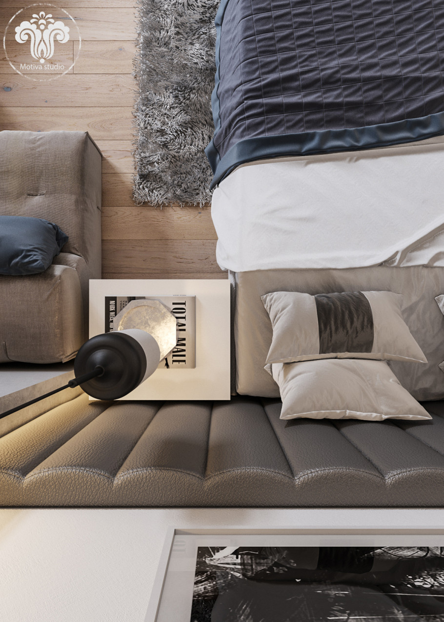White & Grey Bedroom