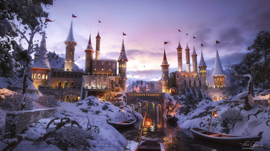 A Castle In The Snow