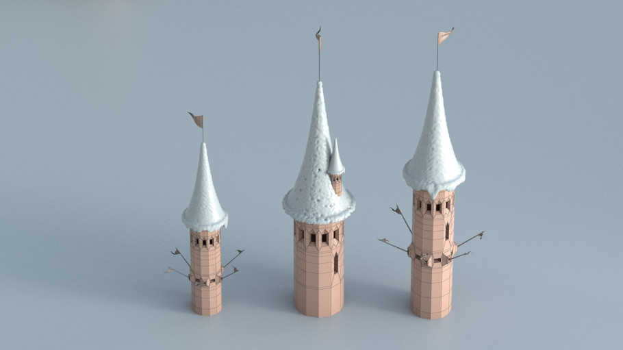 A Castle In The Snow