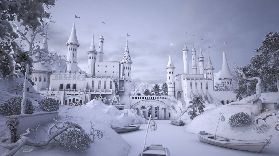 A Castle In The Snow