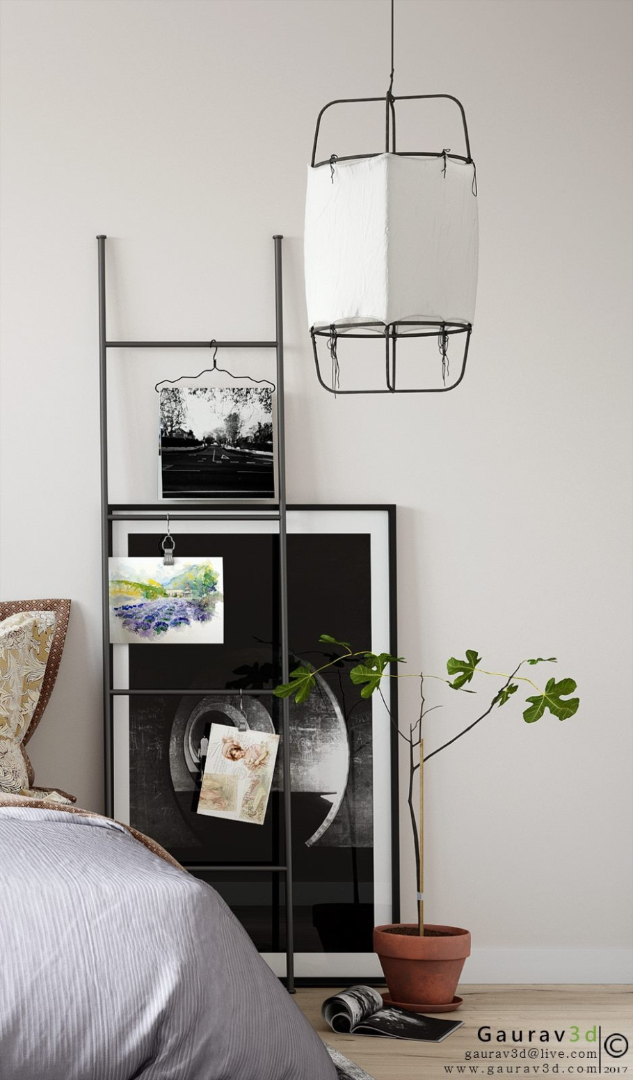 Scandinavian Style Bedroom