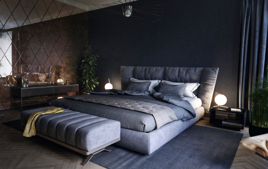 Dark Bedroom