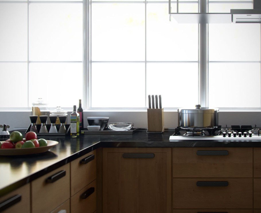 Wooden kitchen