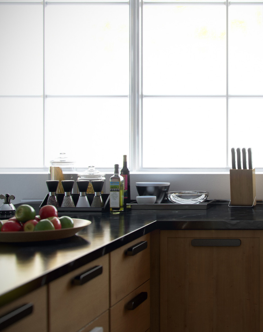Wooden kitchen