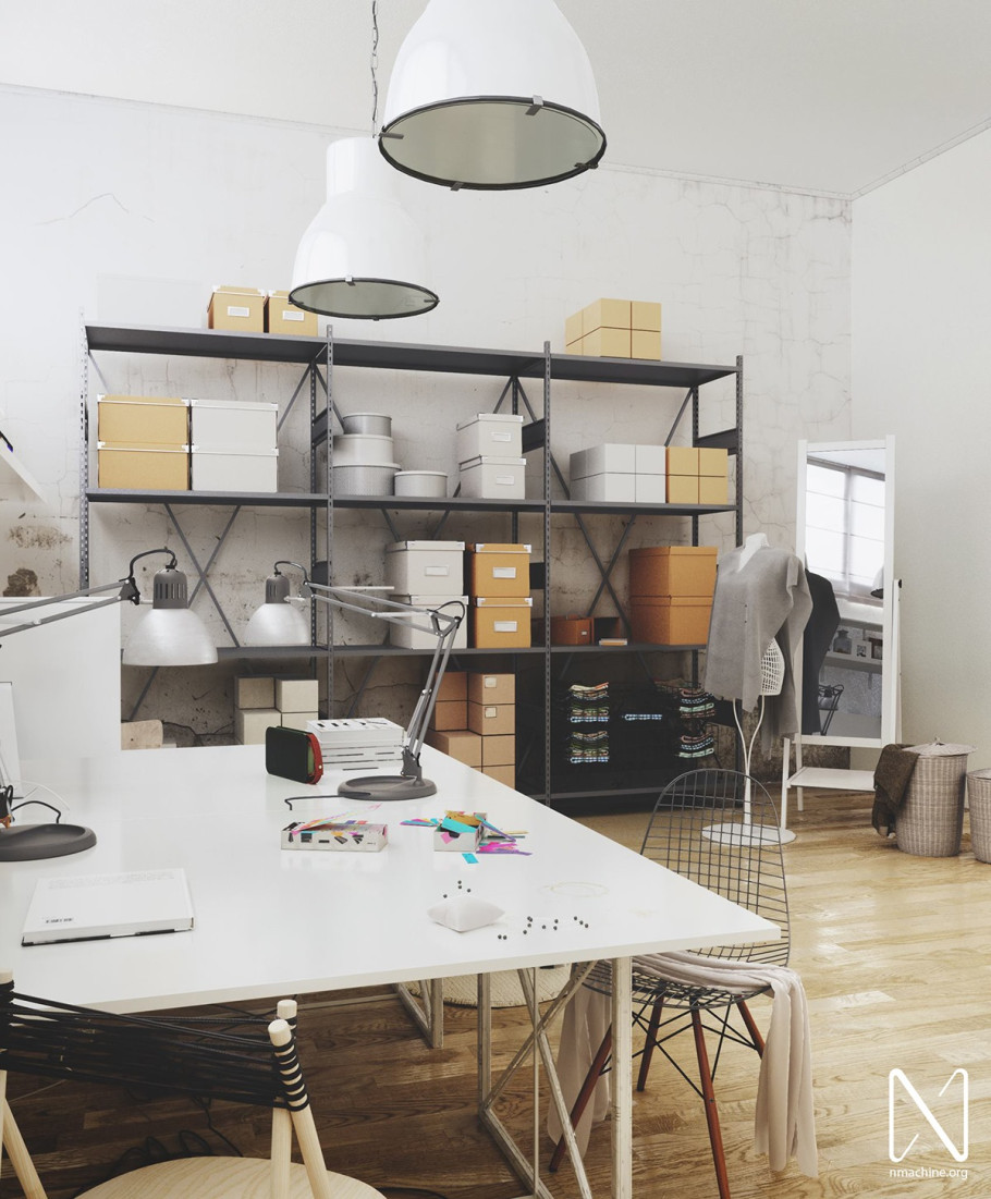 White Home Office