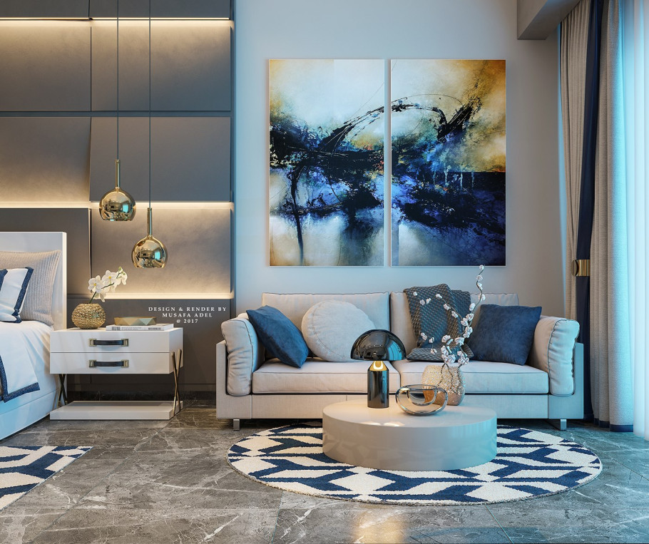 Modern Hotel Room