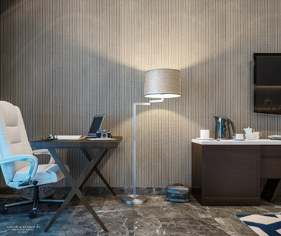 Modern Hotel Room