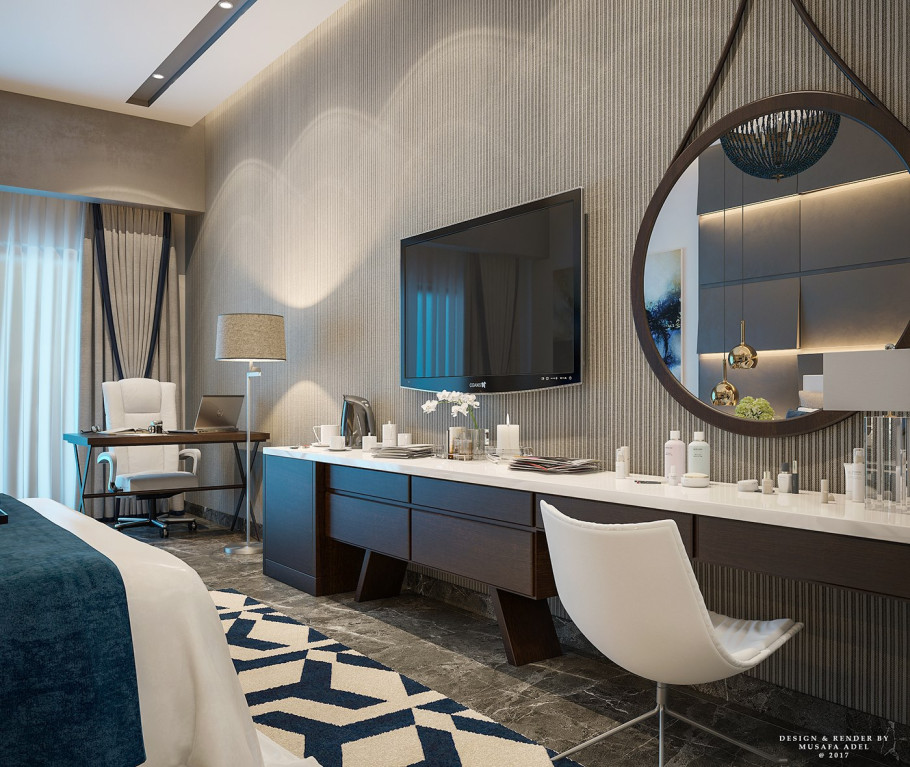 Modern Hotel Room