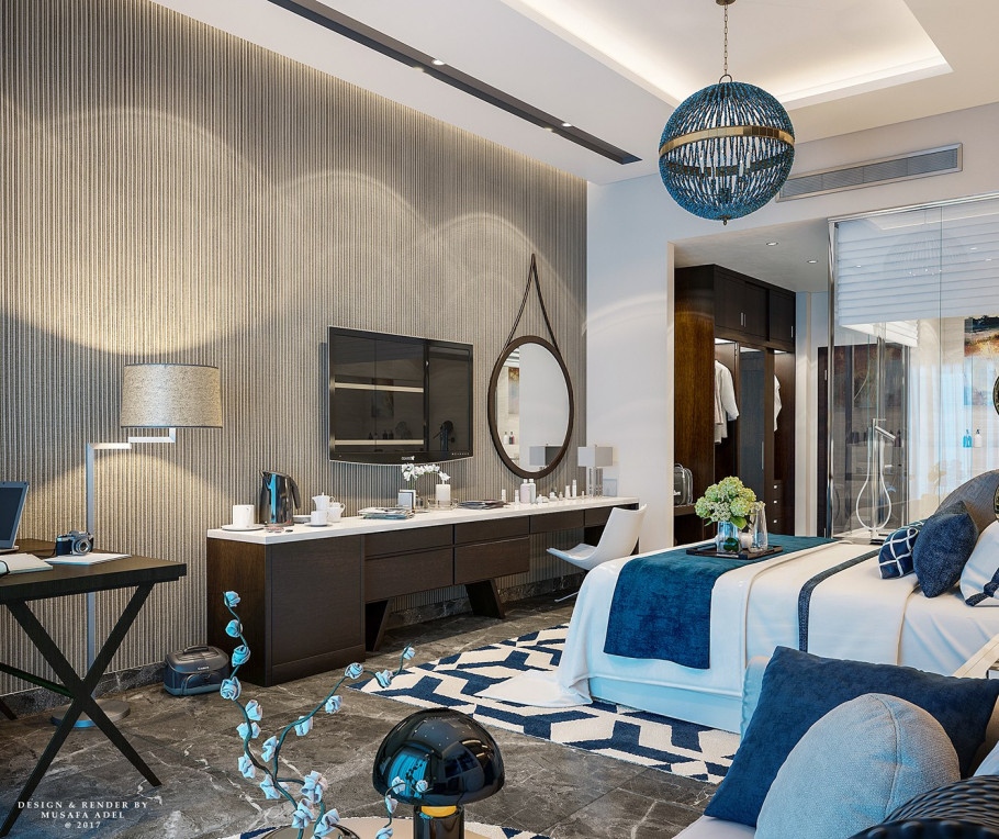 Modern Hotel Room