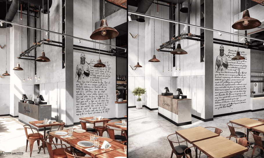 Industrial Restaurant Zenobia