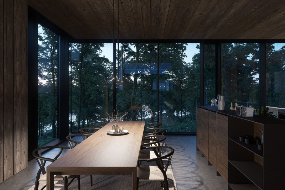 Villa In Forest
