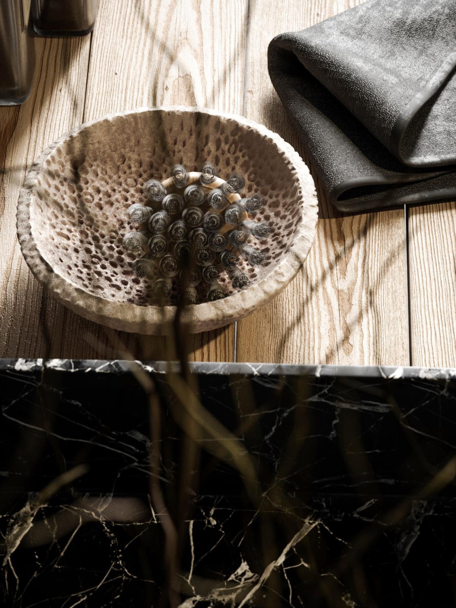 Minimal Black Bathroom