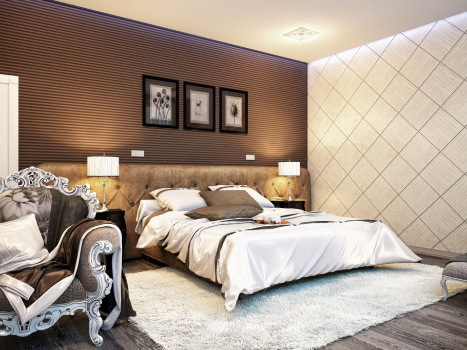 Lighted Bedroom